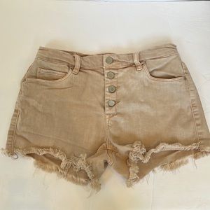 Blank NYC Blush Wedge Shorts